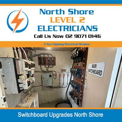 Electrical switchboard room in North Shore